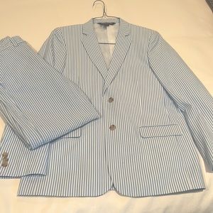 Boys large seersucker suit